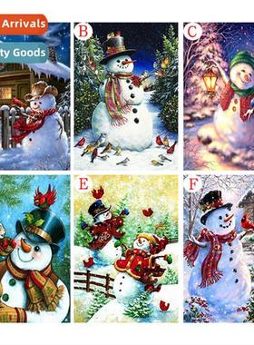 New h-applied full diamd living room lscape decorati wall ar