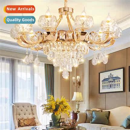 an crystal chelier atmosphere living room light 2022 new vil