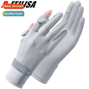 gloves womens outdoor driving breath Summer riding sunscreen