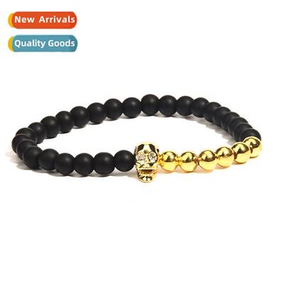 New Products micro-set zircia skull bracelet frosted ste ela
