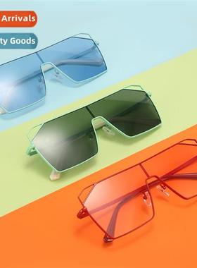 18121 square - sunglasses 适用women 2021 sunglasses INS  fas