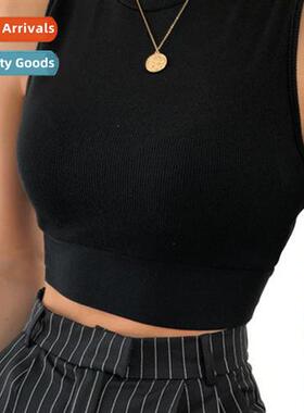 Backless Cross Tie Bow Top Women 2023 Winter Sweet Sleeveles