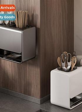 Kchen Multifunctial Chopstick HolderWall Mounted Drainable C