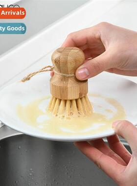 2020 new   sisal pot brush coarse brown pot brush cocut palm