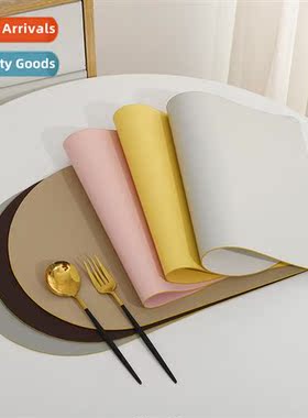 Egg-shaped lear placemats, n-slip lear placemats lear placem