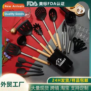 silic ladle set food soup stick Silice grade spatula