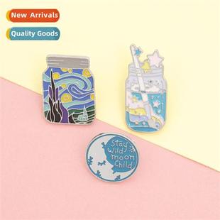 Van Korea alloy oil creative South new Gogh Japan drop and