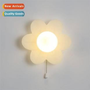 bedroom bedside simple modern flower Wall creative lamp