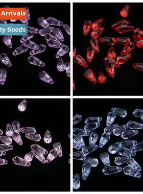 6*13mm colorful water drop beads loose beads pin material di
