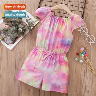 sleeveless autumn tie color solid new 2022 spring Girls