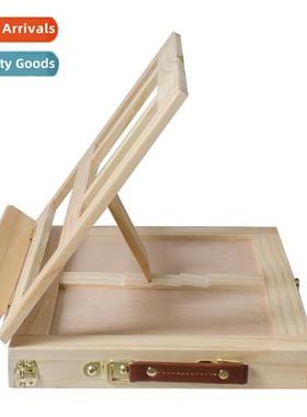 Mtmar Sketch Desktop Drawer Pine Easel Folding Oil Painting