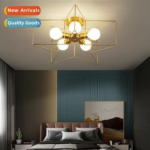 Scinavian lamps  lanterns all copper ceiling lamp pentagram