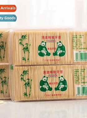 Double-ended bamboo toothpicks disposable bags  fru stick ho