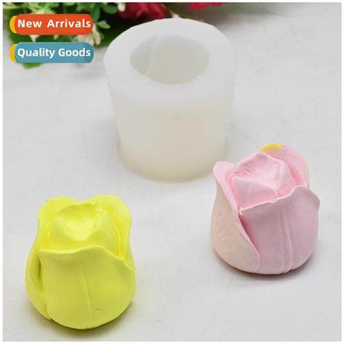 Silice Mould Plaster Aromarapy Mould Tulip Candle Aromarapy