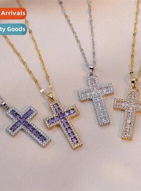 Necklace women in      jewelry zirc cross zircia senior   si
