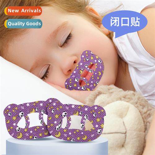 Carto models bear O-shaped breathing mouth stickers st skin-