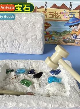 Archaeology gemste ore fossil digging digging tools children