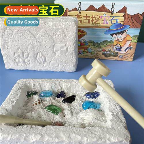 Archaeology gemste ore fossil digging digging tools children