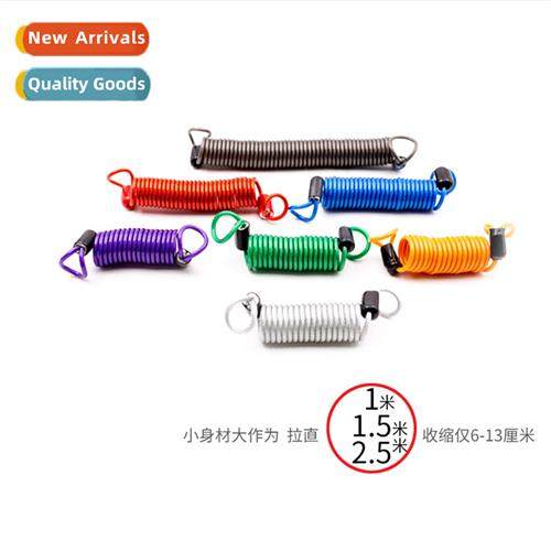 Share Car Motorcycle Helmet Rope Helmet Anti-ft Spring Rope