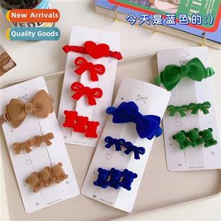 rope temperame female card new head ins Korean clips Bow