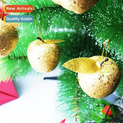 Christmas decorati 3/4/6cm gold i powder foam apple Christma