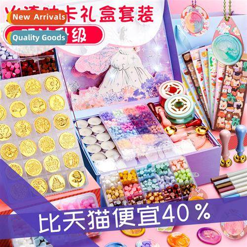 Fire Lacquer Stamp Set Complete Gift Box Cheap Ang Stamp Too