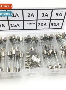 72pcs 6X30mm Glass Fuse 0.5A-30A 6*30mm Fuse Sample K