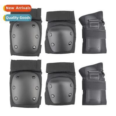 Adult children roller skating skate guards skateboarding rid