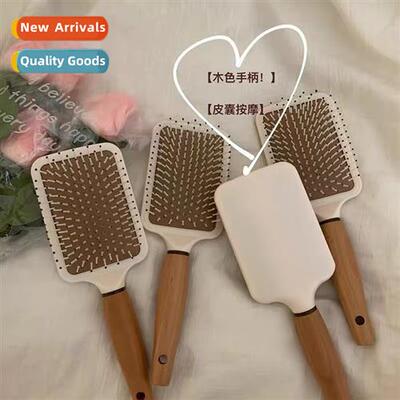 Korea ins wind simple airbag comb wooden hle anti-static cur