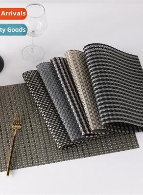 Solid color teslin placemats restaurant n-slip table mats co