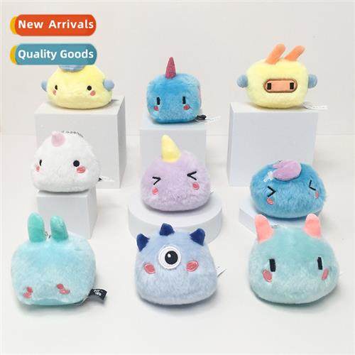 Cute carto plush doll keychain zipper schoolbag decoratis ge