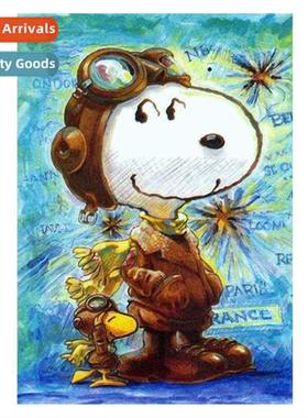 Cute puppy hmade stick diamd decorati painting children puzz