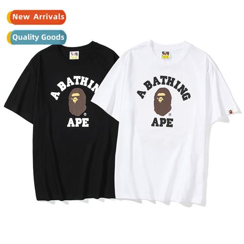 Japanese Hg Kg tide br apes short-sleeved T-shirt couple  ca