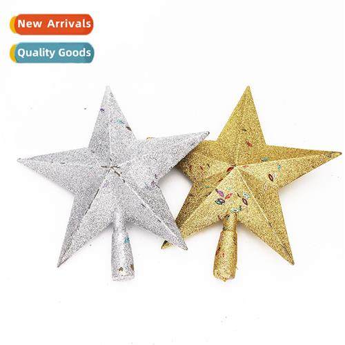 New Christmas gift 22cm Christmas e topper star decorati gol