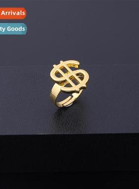 New HIPHOP Nightclub Dollar Symbol Open End Rings Mens and W