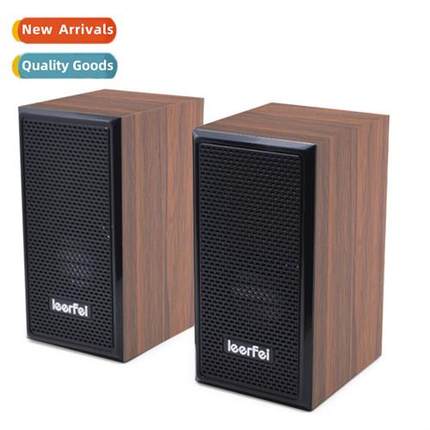 1017 sound desktop laptop home small speakers wooden subwoer