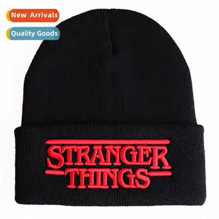 Stranger Things wool cap pullover hat STRANGER THINGS letter