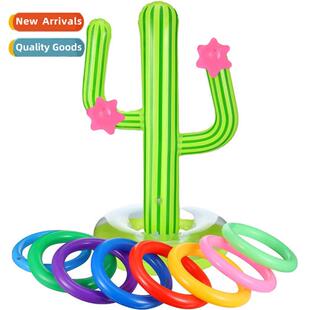 Childrens playground water games throwing circle toys pvc in