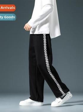 2023 trousers spring nd loose solid colour mens casual trous