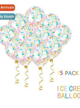 12 inch lg strip cfetti ballo wedding decorati ice cream mix