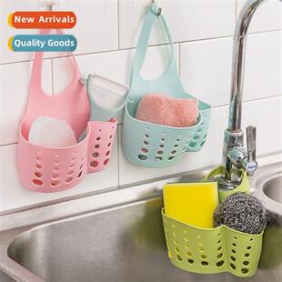 Kchen sink storage hanging basket plastic dishwashing spge h