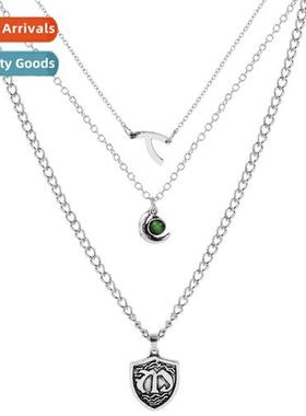 New Products The Seven Deadly Sins 3 Layers Necklace Womens