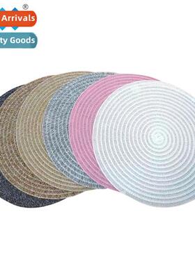 Xuan Ma Japanese  n style round woven placemats PVC n-slip w