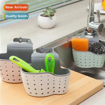 Kchen Utensils Sink Drainage Hanging Bag Small Shelf Spge Si