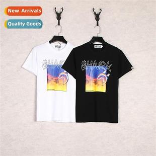 oil shark short graffi painting dusk head ape tide Japanese