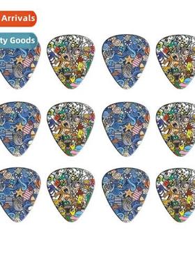 Colorful Guar Plectrums Accessories Painted Ukulele Plectrum