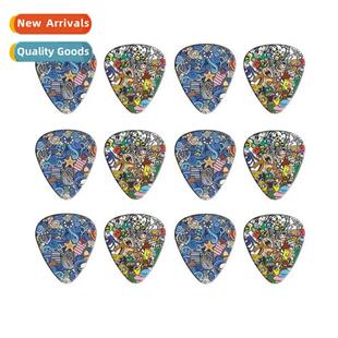 Colorful Guar Plectrums Accessories Painted Ukulele Plectrum