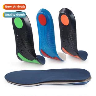 Thickened velvet shock-absorbing sports insoles for men wom