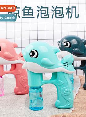 Bubble gun whale bubble machine motorized music lights bubbl