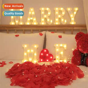 26 English letters light LED symbol ing light wedding night